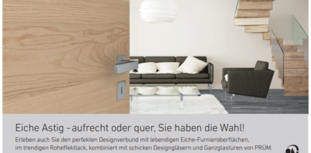 Tür+Beschlag, Eiche Astig