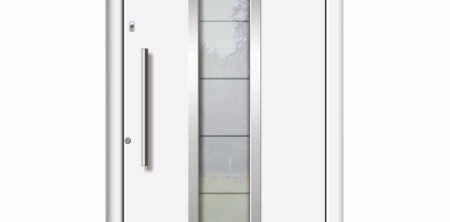 Pirnar-alu-eingangstuer-optimum-carbon-core-7160-weiss-satinato-glas