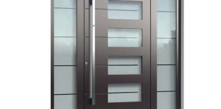 Pirnar-alu-eingangstuer-optimum-carbon-core-7410-glas-mit-motiv-eckig-aussengriff-lux-beleuchtung