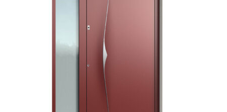 Pirnar-alu-eingangstuer-premium-6017-rot-eleganter-aussengriff-9619