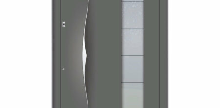 Pirnar-alu-eingangstuer-premium-6018-eleganter-aussengriff-9619-satinato-glas-1