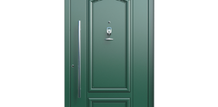 Pirnar-alu-eingangstuer-premium-classico-3200-gruen-tuerspion-tuerklopfer