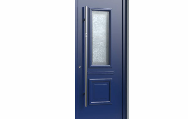 Pirnar-alu-eingangstuer-premium-classico-3340-blau-bleiverglasung-mit-motiv