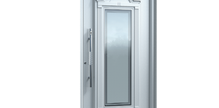 Pirnar-alu-eingangstuer-ultimum-multilevel-519-satinato-glas-crystalux